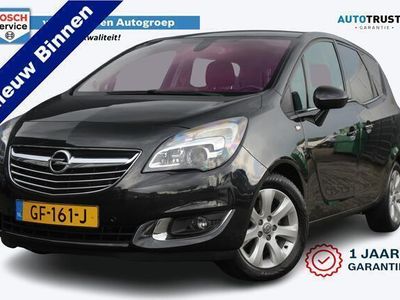 tweedehands Opel Meriva 1.4 Turbo Cosmo | Incl. 12 maanden garantie | Cruise control | Stoel/stuur verwarming | Trek haak | Climate control | Navigatie | Radio | Volledige onderhoudshistorie |