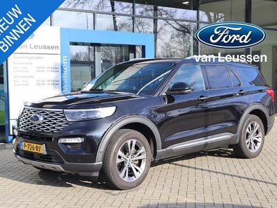 Zwart Occasion 2022 Ford Explorer Platinum SUV | € 45.900 (Super prijs)