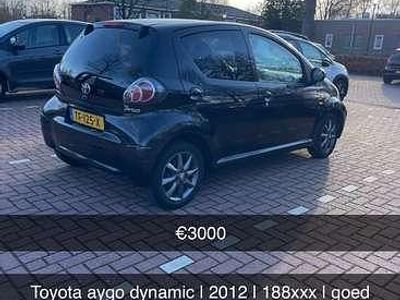 Occasion Toyota Aygo 68 PK (50 kW) 2012 Zwart Hatchback