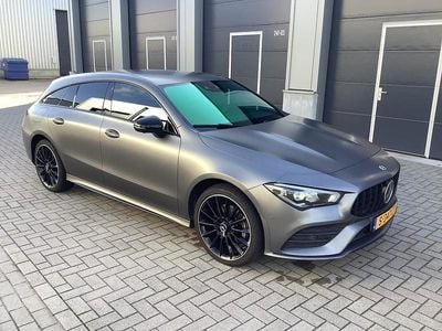 Occasion Mercedes CLA250e Shooting Brake AMG line 2021 Grijs (mat) Stationwagen