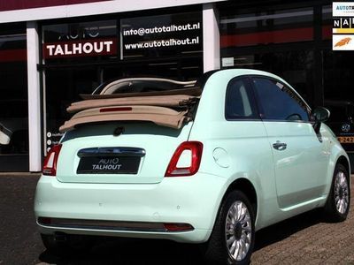 Groen Gebruikt 2015 Fiat 500C Lounge Cabriolet | € 8.950 (Eerlijke prijs)