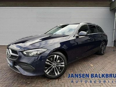 Blauw Occasion 2022 Mercedes C300e Business Stationwagen | € 29.985 (Iets duurder)