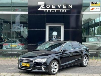 tweedehands Audi A3 Limousine 1.6 TDI 81KW Sedan S-tronic 2017 Zwart ECC/Xenon/LED