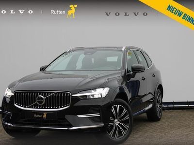 tweedehands Volvo XC60 T6 350PK Recharge Automaat AWD Plus Bright Panoramisch schuif-kanteldak / Adaptieve cruise control / lederen bekleding / Google Infotainment / Getint glas vanaf B-Stijl