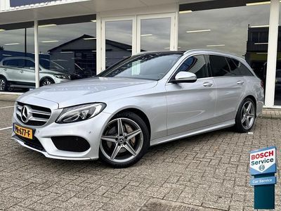 Grijs Gebruikt 2017 Mercedes C180 Business Stationwagen | € 19.995 (Eerlijke prijs)