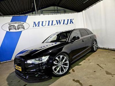 Zwart Occasion 2014 Audi A6 S-Line Stationwagen | € 25.950 (Duur)