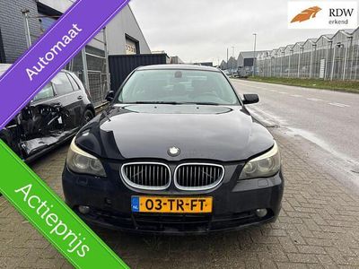 Occasion BMW 525 Executive 218 PK (160 kW) 2007 Zwart Sedan