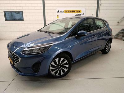 Occasion Ford Fiesta Titanium 125 PK (91 kW) 2023 Blauw Hatchback