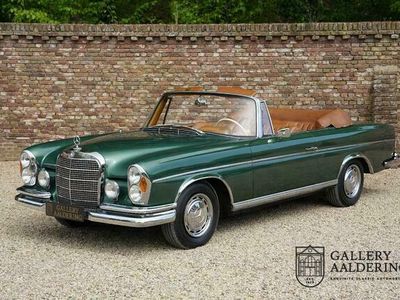 tweedehands Mercedes W111 220SE Very original, Green over Tan, very well maintained, manual transmission