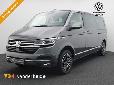 tweedehands VW Caravelle TRANSPORTER2.0 TDI L2H1 4Motion 150PK DSG (grijs kenteken), achteruitrijcamera, elek. schuifdeuren, leder, winterpakket, virtual cockpit, elek. stoel, alarm, 18'' lichtmetaal