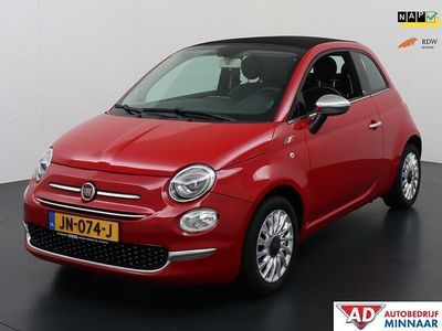 Rood Occasion 2016 Fiat 500C Lounge Cabriolet | € 6.999 (Eerlijke prijs)