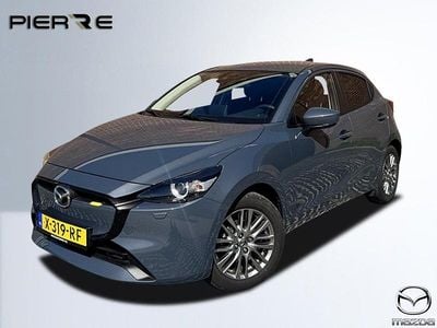 Polymetal grey (grijs metallic) Gebruikt 2024 Mazda 2 Exclusive-Line Hatchback | € 21.945 (Eerlijke prijs)