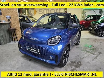 Blauw (metallic) Occasion 2020 Smart ForTwo Electric Drive Cabriolet | € 13.950 (Iets duurder)