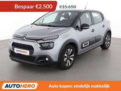 Grijs Occasion 2022 Citroën C3 PureTech Hatchback | € 13.349 (Goede deal)