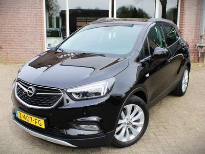 tweedehands Opel Mokka X 1.4 Turbo LED koplamp, Trekhaak afneembaar, Bluetooth, Parkeersensoren V en A, Stuur- en stoelverwarming, NAVI, Achteruitrijcamera, ECC, CC, 18"