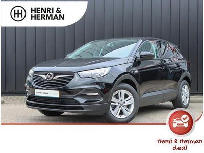 tweedehands Opel Grandland X 130pk Turbo Online Edition (1ste eig./NAV./Climate/AppleCarPlay/PDC/LMV/P.Glass/NL auto!)