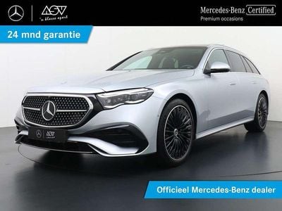 Zilver Gebruikt 2024 Mercedes E220 AMG line Stationwagen | € 68.880