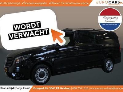 tweedehands Mercedes Vito 114 CDI Lang Dubbele Cabine Comfort Aut. Airco| App-connect| Bluetooth| Cruise Control| Trekhaak|