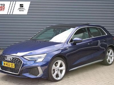 Blauw Occasion 2022 Audi A3 Sportback e-tron S-Line Hatchback | € 27.895 (Goede deal)