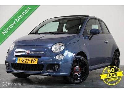 Blauw Occasion 2014 Fiat 500C Lounge Cabriolet | € 5.900 (Goede deal)