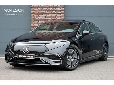 Occasion Mercedes EQS500 AMG line 330 kW (449 PK) 2024 Zwart Hatchback