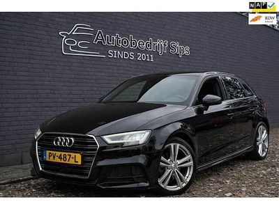 Occasion Audi A3 Sportback S-Line 116 PK (85 kW) 2017 Zwart (metallic) Hatchback