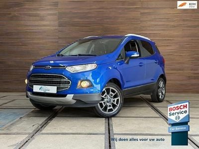 Occasion Ford Ecosport Titanium 125 PK (91 kW) 2017 Blauw (metallic) SUV