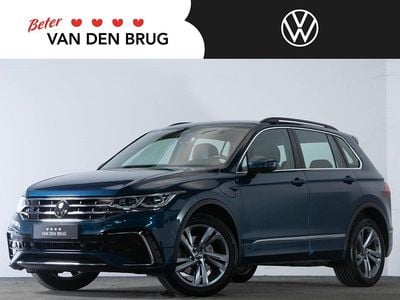 Blauw Occasion 2021 VW Tiguan R-line SUV | € 31.900 (Eerlijke prijs)