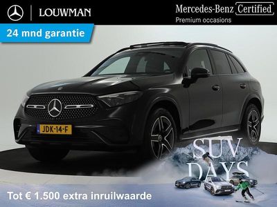 Zwart Occasion 2024 Mercedes GLC300e AMG line SUV | € 67.945 (Eerlijke prijs)