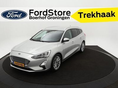 tweedehands Ford Focus Wagon 1.5 EcoBoost Titanium Business Elek. Trekhaak I 1500KG trekgw. I Headup display I Winter Pack I 17" I Full LED