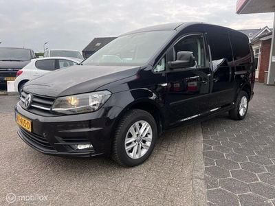 Zwart Occasion 2016 VW Caddy Maxi Highline MPV | € 7.950