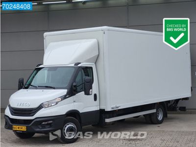 tweedehands Iveco Daily 72C21 3.0L Automaat Bakwagen Laadklep Luchtvering Camera Airco 7200kg Meubelbak Koffer Euro6 35m3 Airco Cruise control