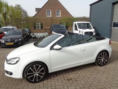 tweedehands VW Golf Cabriolet 1.4 TSI Cabrio, Ecc, PDC, Navigatie, Leer 18 inch LMV