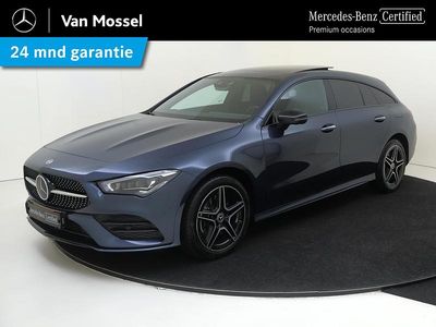 Blauw Gebruikt 2023 Mercedes CLA250 Shooting Brake AMG line Stationwagen | € 36.945 (Iets duurder)
