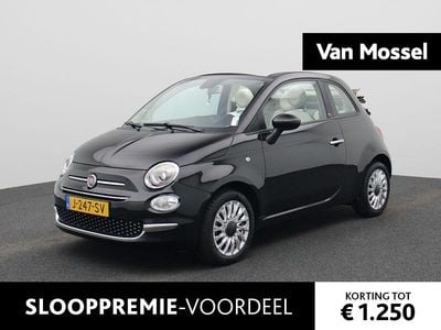 Occasion Fiat 500C Lounge 69 PK (50 kW) 2020 Zwart Cabriolet