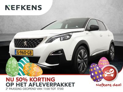 tweedehands Peugeot 3008 SUV GT-Line 130pk | Navigatie | Schuif-/kanteldak | Full Led koplampen | Climate Control | Cruise Control | Keyless | Parkeersensoren v+a | Dodehoeksensor | Apple Carplay | DAB+ radio | Donker getint glas | 19" lichtmetalen velgen |