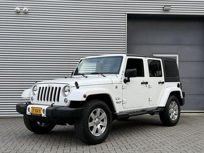 Occasion Jeep Wrangler Unlimited Sahara 286 PK (210 kW) 2016 Wit SUV