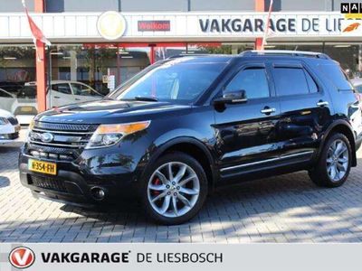 tweedehands Ford Explorer Panorama-dak leder 6 persoons lpg Navi media