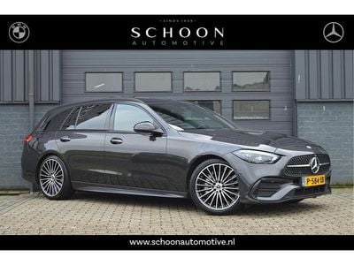 Grijs Occasion 2022 Mercedes C200 AMG line Stationwagen | € 34.950 (Iets duurder)