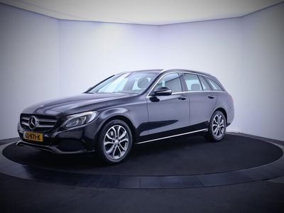 tweedehands Mercedes 180 C-KLASSE EstateAmbition FULL LED/NAVI/STOELVERW./LANE ASSIST/ELEK KLEP/CLIMA/CRUISE/PDC V+A/LMV