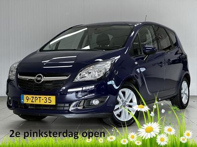 tweedehands Opel Meriva 1.4 Design Edition/ Trekhaak!/ Airco/ Cruise/ Bluetooth/ Multi.LEDER.Stuur/ Elek.Pakket/ Isofix/ Metallic Lak.