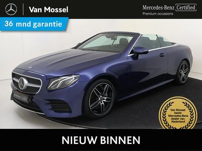 Occasion Mercedes E200 Sport Edition 197 PK (144 kW) 2020 Blauw Cabriolet