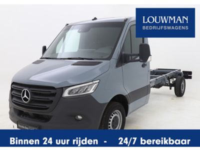 tweedehands Mercedes Sprinter 317 1.9 CDI L3H1 RWD Chassis Cabine Direct Leverbaar | Widescreen | Led | Cruise control | 9G Automaat |
