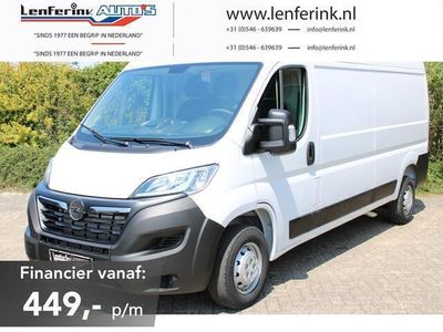 tweedehands Opel Movano 2.2 TD 140 pk L3H2 Navi, Camera, PDC achter, Airco ECC, Apple Carplay, Nieuw zeer complete uitvoering