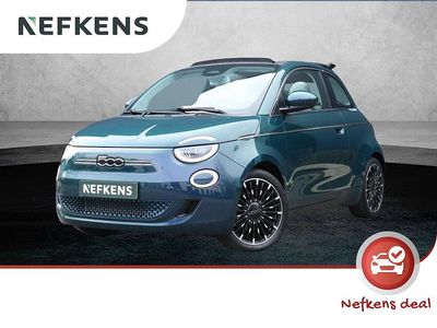 Occasion Fiat 500e La Prima 86 kW (118 PK) 2020 Groen Cabriolet