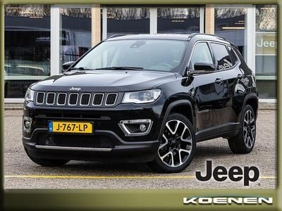 Zwart (metallic) Gebruikt 2020 Jeep Compass Limited SUV | € 22.990 (Eerlijke prijs)