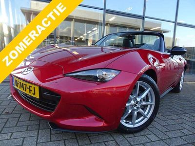 tweedehands Mazda MX5 1.5 SkyActiv-G 131 *LEDER*NAVIGATIE*PARKEERSENSOREN*STOELVERWARMING* CLIMATE CONTROL*CRUISE CONTROL*