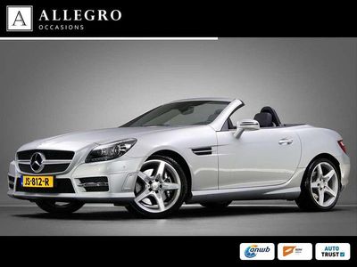 Grijs (metallic) Occasion 2014 Mercedes SLK200 AMG line Cabriolet | € 28.945 (Duur)