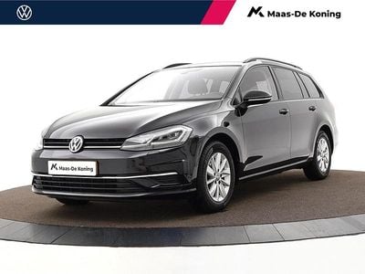 Zwart Occasion 2021 VW Golf VIII Highline Stationwagen | € 18.740 (Super prijs)