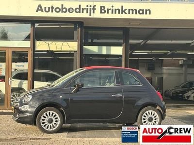 Zwart (metallic) Gebruikt 2016 Fiat 500C Lounge Cabriolet | € 9.450 (Eerlijke prijs)